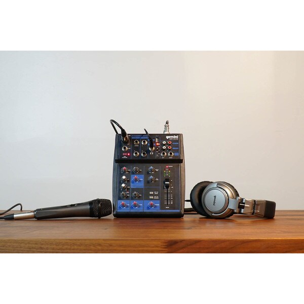 Main product image for Gemini GEM-05USB Compact 5 Channel Bluetooth Mixer235-156